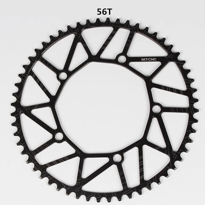 Узкая широкая Звездочка Litepro Bcd130 46 48 50 52 54 56 58t для Bmx 14/16/18/20 дюймов черная красная