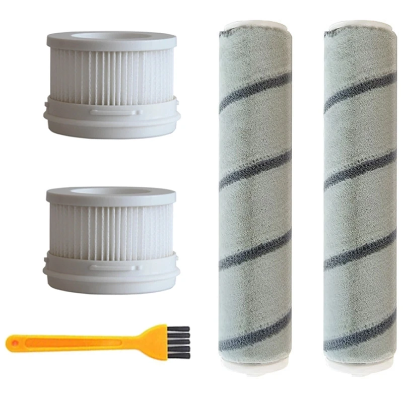 

Сменная вращающаяся щетка для фильтра Xiaomi Mijia 1C, ручной беспроводной пылесос, щеточка-ролик, чистящие щетки, детали