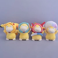 pokemon cartoon psyduck cos transform plush toy cute doll car bedroom decoration pendant best birthday gift for children