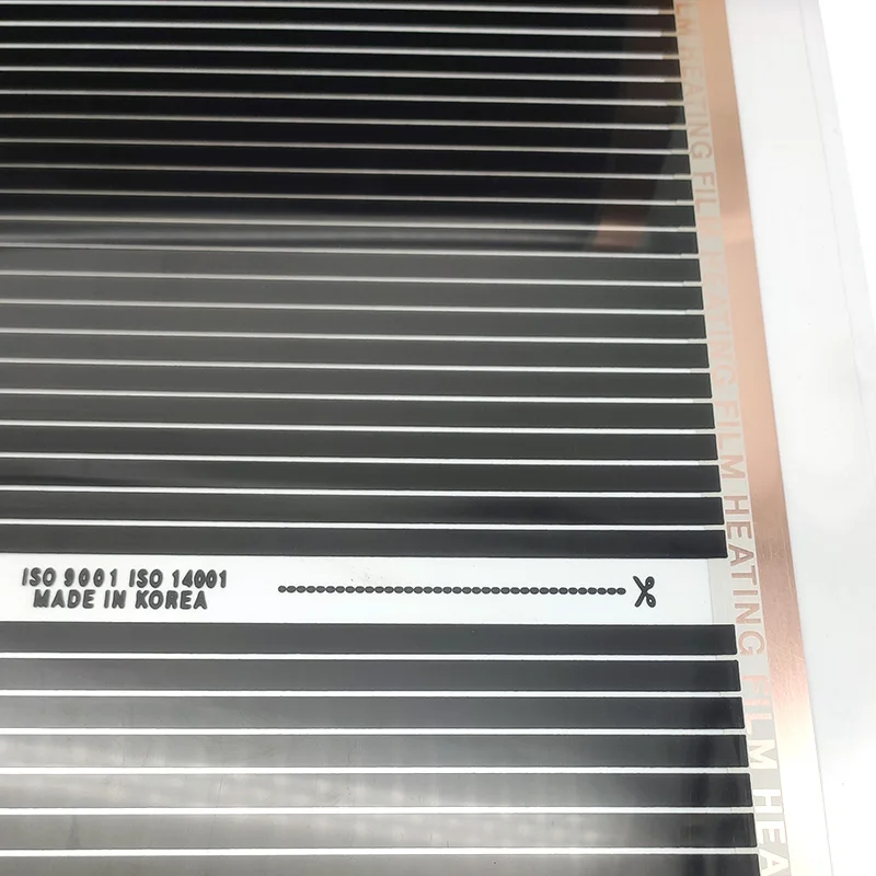 MINCO HEAT 400 Вт/м2 высокотемпературная нагревательная пленка из углеродного волокна для системы подогрева полов, Размер опционально