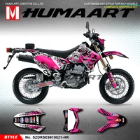 humaart custom vinyl decals mx graphics self adhesives off road stickers for drz400sm drz 400 enduro klx 400r