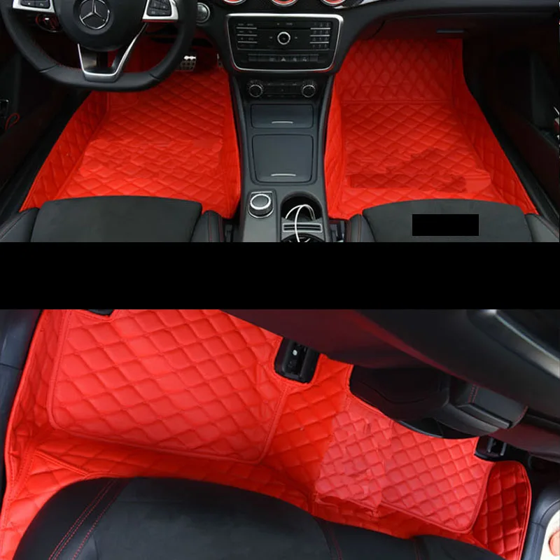 

Кожаный Автомобильный Коврик для mercedes benz cla 260 cla 200 c117 2013 2014 2015 2016 2017 2018 2019