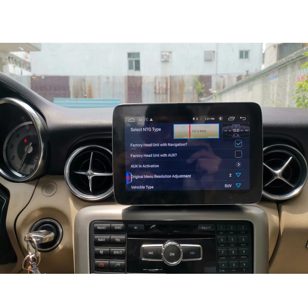 Новый UI 4G Ram 8 4 дюймов Android экран с gps навигация радио стерео Bluetooth для Mercedes Benz SLk