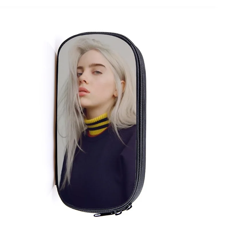 27 Billie Eilish чехол для карандашей, косметичка для женщин, косметичка billie elish, косметичка для девочек-подростков, пенал, школьный чехол, принадлежности - Цвет: 27