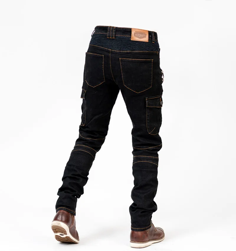 2019 новые мотоциклетные брюки мужские мото джинсы Защитное снаряжение для езды на