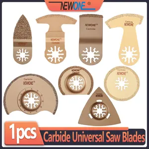 1 шт. карбидных сегментных лезвий, подходящих для большинства марок осциллирующих многофункциональных инструментов, таких как TCH,FEIN,Dremel multimaster power Tool и т. д.