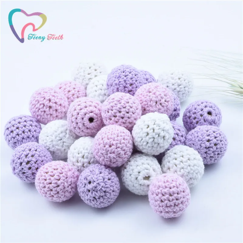 100 шт. деревянные бусины для прорезывания зубов 20 мм | Украшения и аксессуары