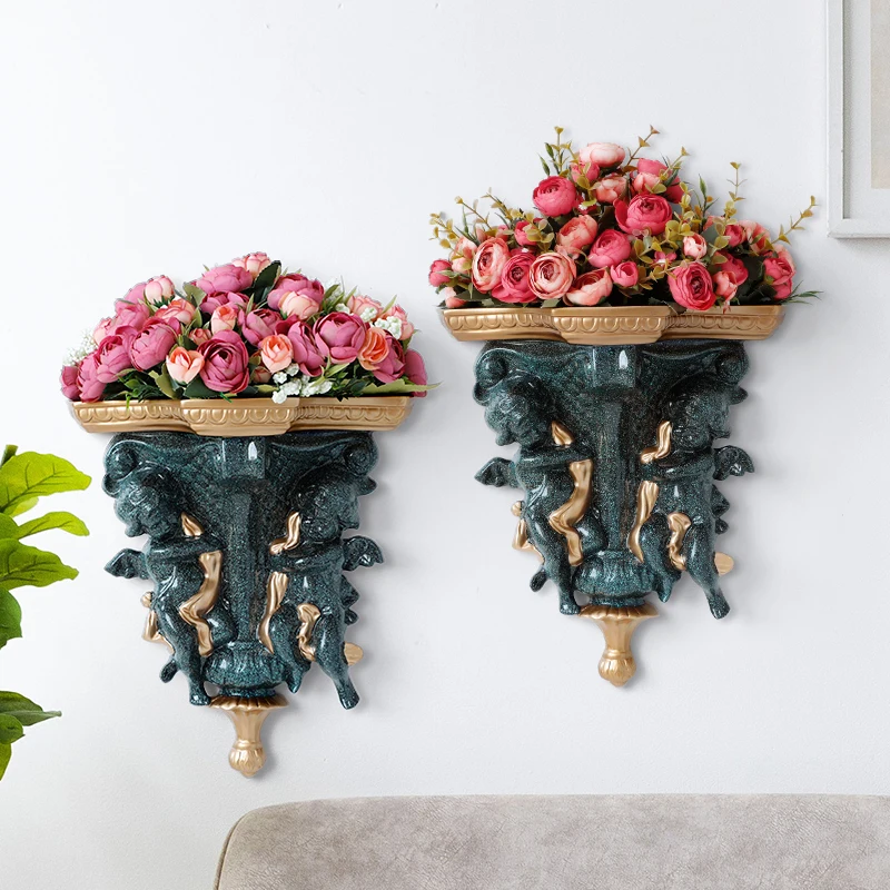 Декоративная ваза подвесная на стену европейская креативная каучуковая с