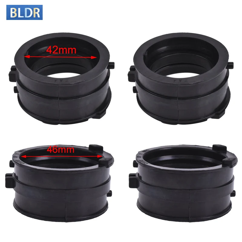 

42mm 46mm Carburetor Air Inlet Intake Manifold Pipe Interface Adapter Joint Glue Boot Hose For Honda CBR893 CBR919 CBR 893 919