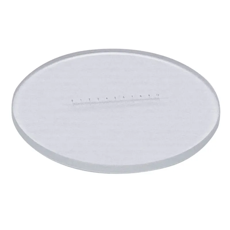 Микрометр DIV 0 1 мм измерительные весы Круглый окуляр оптическая сетка линейка