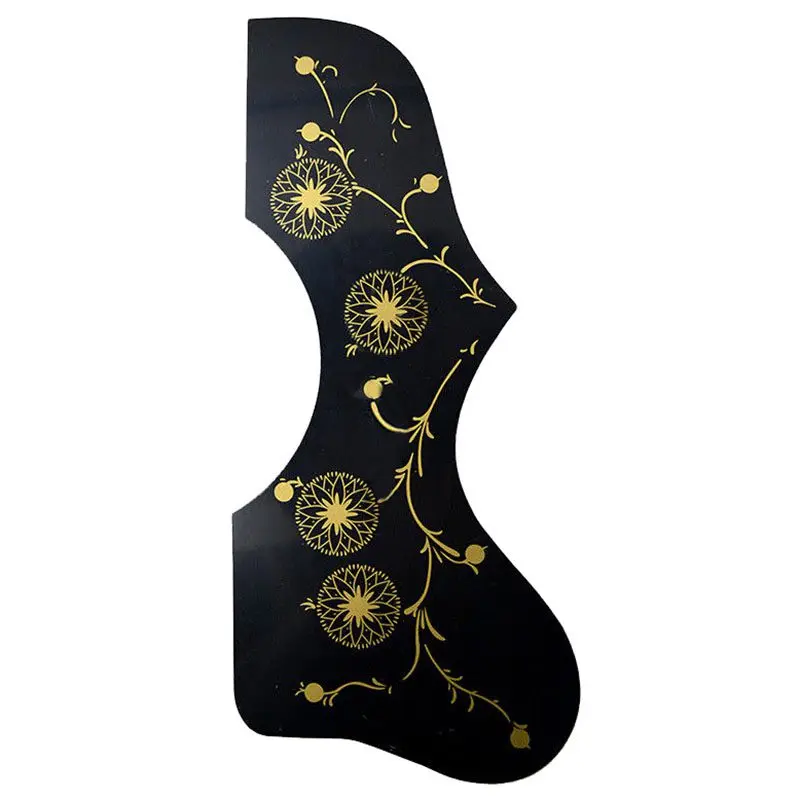 Цветочный декор EJ200 стиль Акустическая гитара маркер черный|Детали и аксессуары