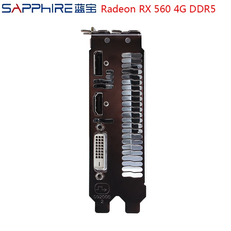 SAPPHIRE AMD Radeon RX560 4GB 128bit GDDR5 Gaming Graphics Card PCI Desktop RX560D Video Card For Gaming PC Used AMD Cards
