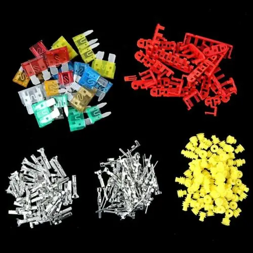 

240Pcs Pin Car Truck Electrical Wire Waterproof Connector Plug Terminal Fuse Kit