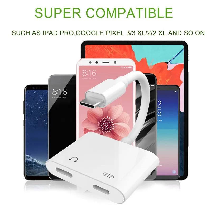Переходник с двумя разъемами USB Type-C и | Мобильные телефоны аксессуары