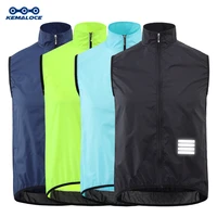kemaloce cycling vest windproof navy blue men 2022 sleeveless bicycle gilet black lightweight outdoor summer mtb bike wind vest