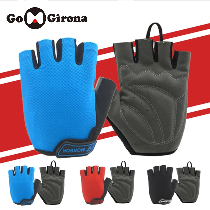 GOMGIRONA Guantes Ciclismo перчатки с полупальцами велосипедные для занятий спортом на