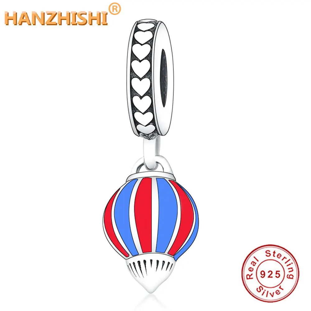 Оптовая продажа цена Аутентичные 925 стерлингового серебра красная синяя глазурь