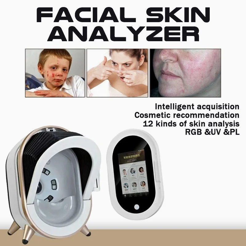 

2021 Newest Arrival Portable Facial Skin Analyzer Wireless Detact The Hair Pore Wrinkle Surface Keratin Condition