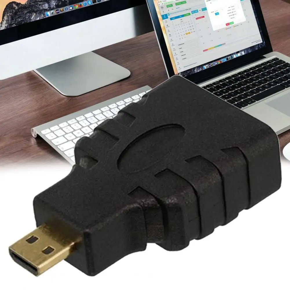 micro hdmies male to hdmies female type d to type a adapter connector for hdtv v1 4 wearable devices accessories free global shipping