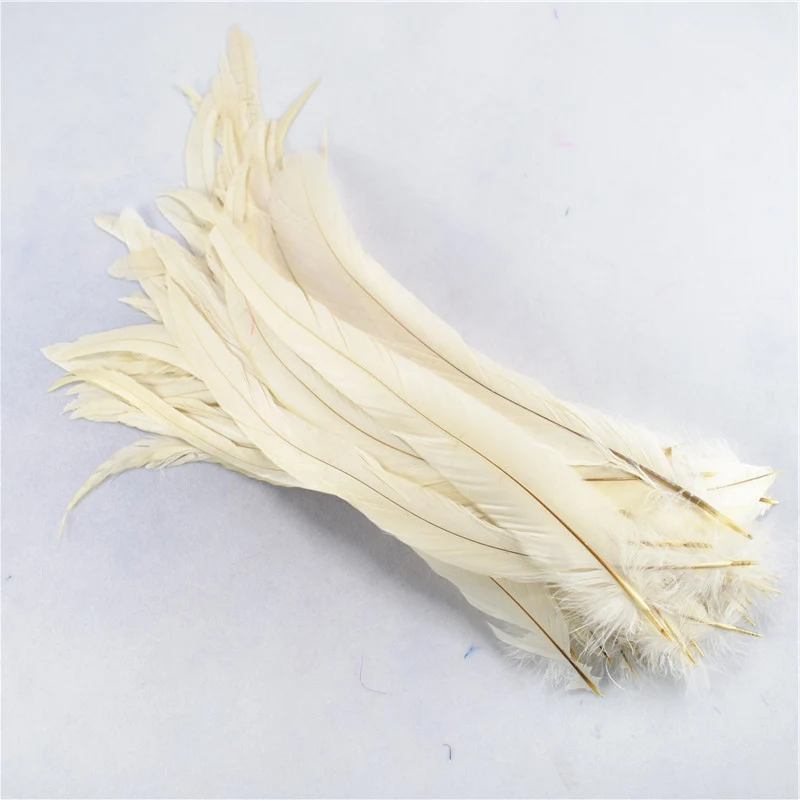 Оптовая продажа 50 шт Красные перья из хвоста петуха для поделок 12 14 &quot/30 35 см