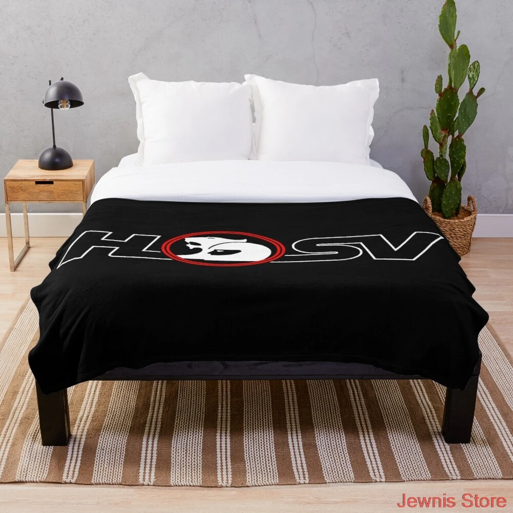 

HSV White Outline on Black Blanket Fleece Cartoon Print Children Warm Bed Throw Blanket newborn bayby Adult Blanket