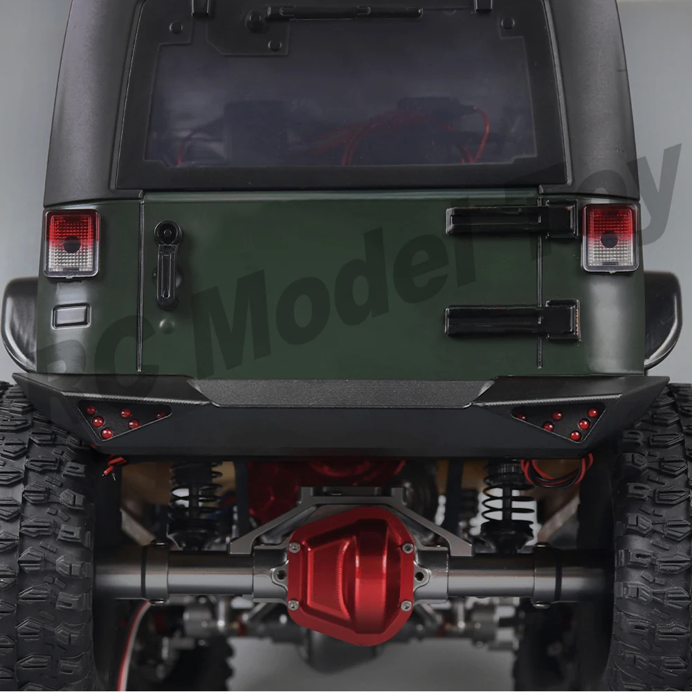 TRX4 металлический передний и задний бампер светодиодный Ной системой освещения