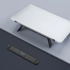 Портативный невидимый мини-держатель для ноутбука, регулируемая охлаждающая подставка для ножек, складной держатель для ноутбука с теплосбережением, аксессуар для ноутбука