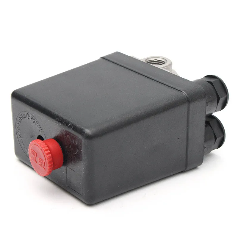

175psi 4 Port Air Compressor Pressure Switch Manifold Equipment Safety Valves