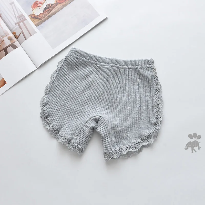 Summer Girls Shorts Top Quality Cotton Lace Safety Panties Baby Girl Clothes Children Pants For 3-11Years Kids Short Underwear images - 6