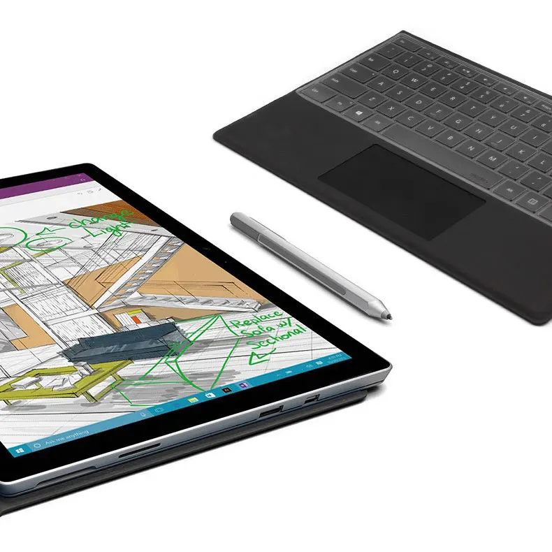 Чехол для клавиатуры Surface Go прозрачная клавиатура из ТПУ защитный чехол Microsoft Pro 5 6