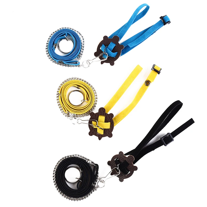 

Регулируемый поводок для домашних животных, мягкий тренировочный поводок для рептилий, черепахи, ящерицы