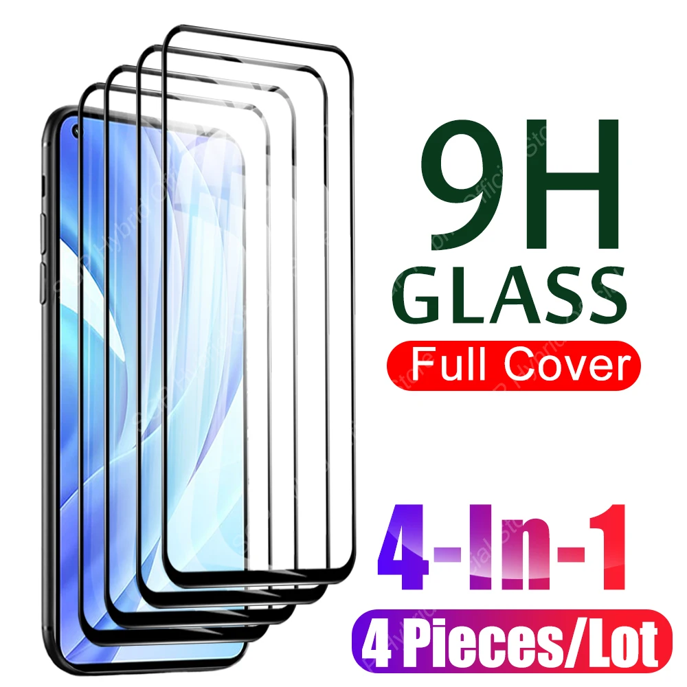 

4 Pcs Full Protective Glass For Xiaomi Mi 11 Lite 5G 11lite 11i Screen Protector On Xiomi Mi11 i Mi11lite Mi11i 9H Tempered Film