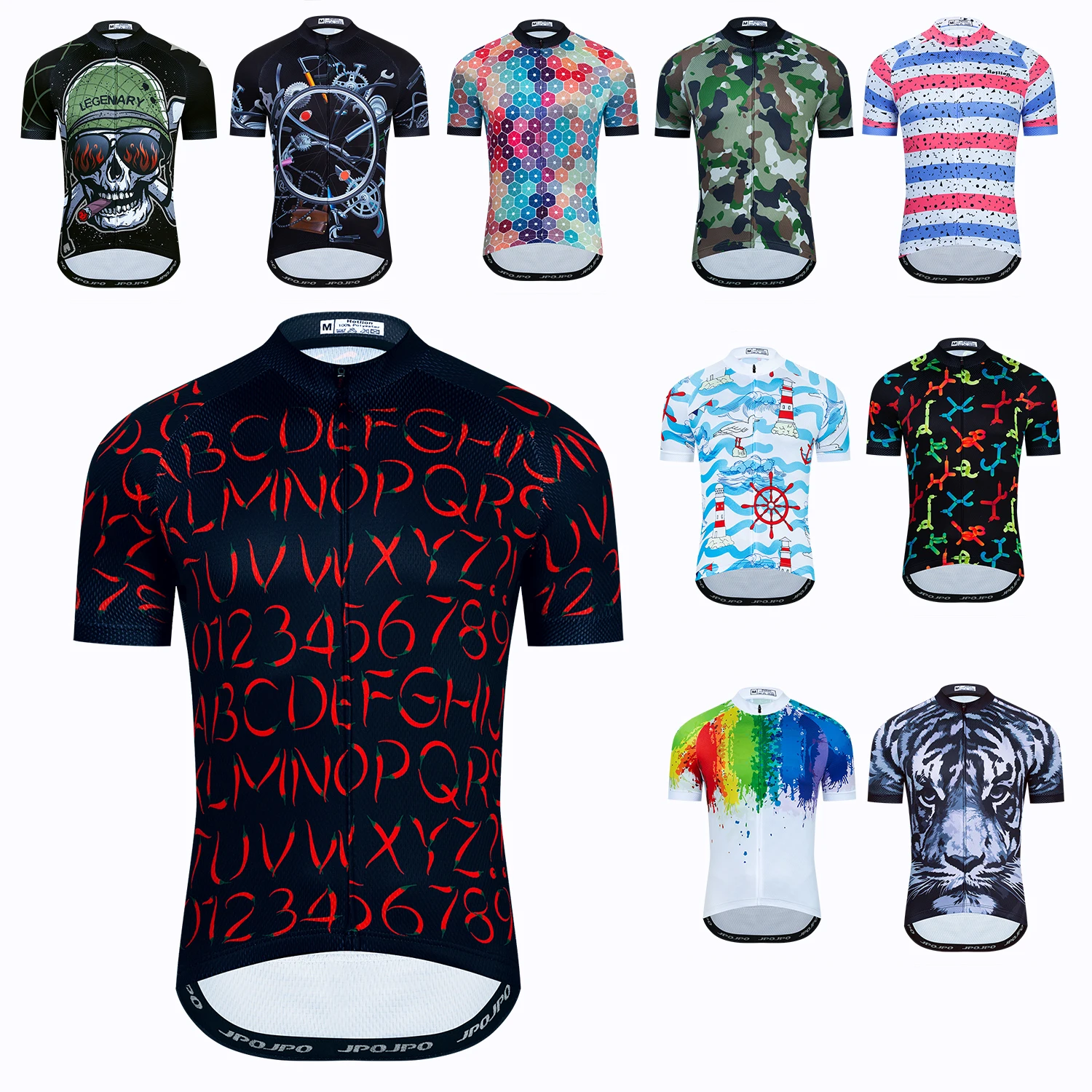 

Cycling Jersey Men Short Sleeve Bike Jerseys Shirts Top Quick Dry Riding Ropa Ciclismo Biking Team Bicycle Clothing Maillot