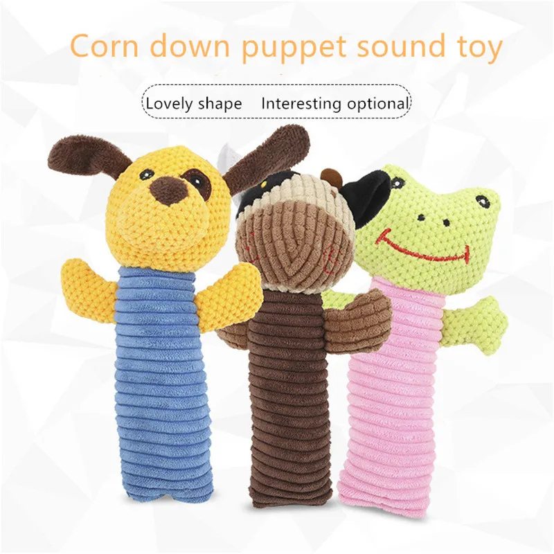 

Funny Pet Dog Toys Pet Toy for Dogs Chew Toy Plush Corn Squeak Dog Interactive Toys for Small Dogs Pets Products