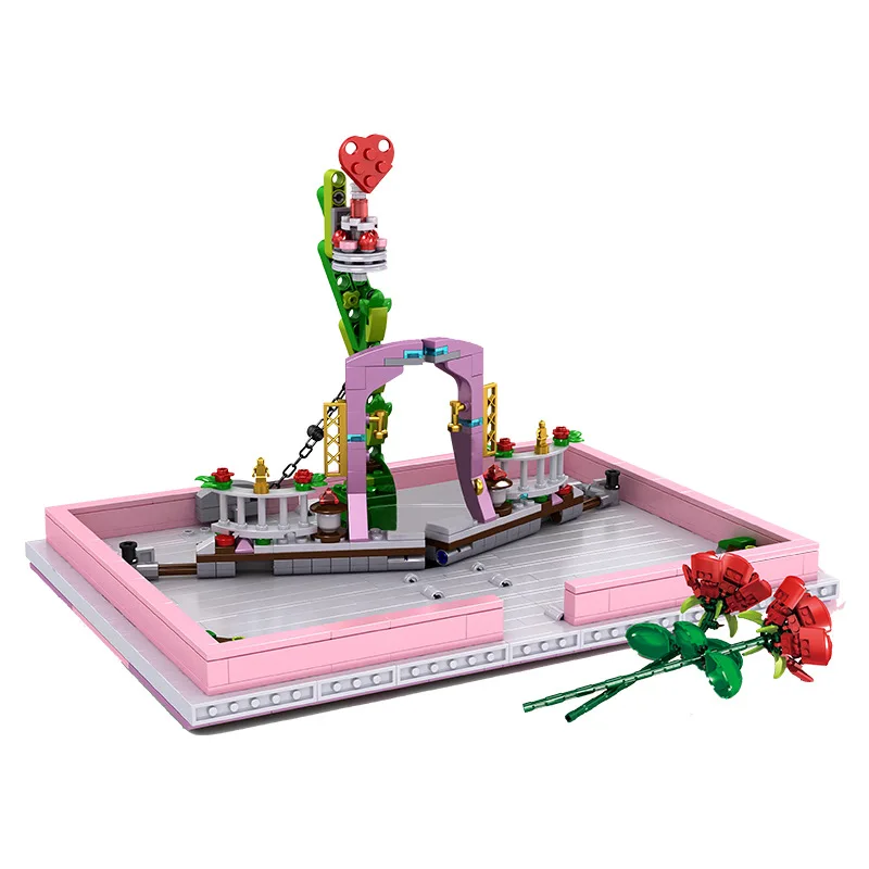 

Mould King Creative Idea Toys The MOC Romantic Love Proposal Book Set Building Blocks Assembly Bricks Kids DIY Christmas Gifts