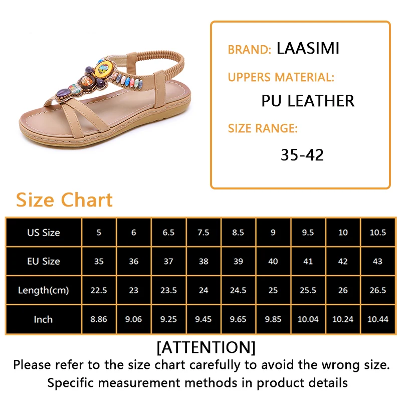 

LAASIMI Women Sandals Summer Stylish Fashion Platform Sandals Women Casual Slip On Summer Single Flats Sandal Woman Ladies Shoes