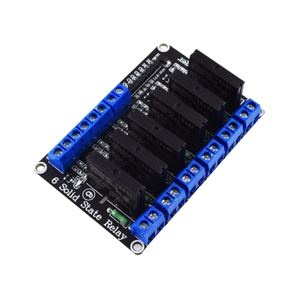 Полупроводниковое реле Модуль HW 875 6 Way 5V Низкий уровень SSR модуль 250V 2A Выход с