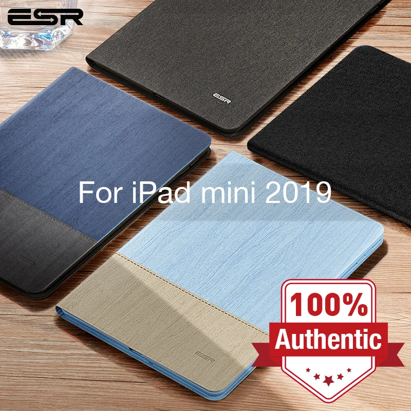 Чехол ESR для iPad mini 5, оксфордская ткань из искусственной кожи, чехол-книжка с функцией автоматического сна/пробуждения, чехол-книжка для iPad mini 5 7,9"