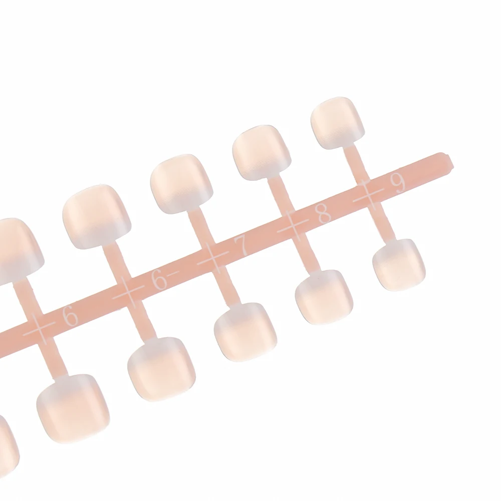 24 шт. накладные ногти во французском стиле полностью закрывающие натуральные