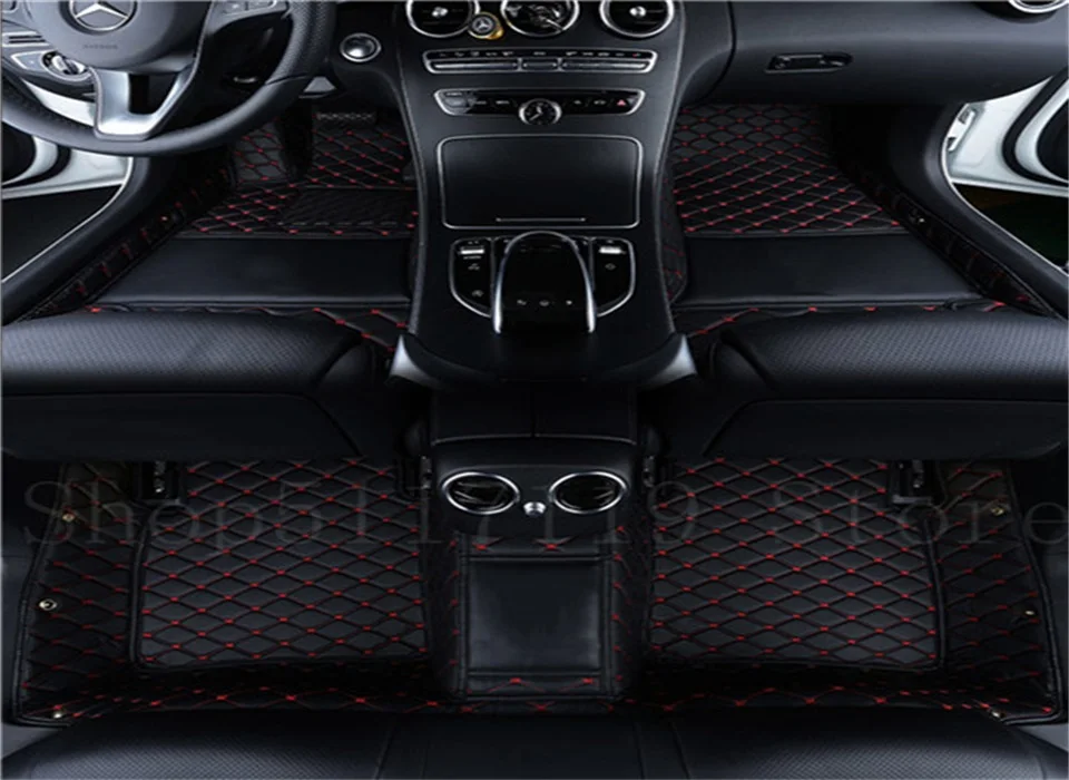 Автомобильные коврики для ног роскошные кожаные Коврики для TOYOTA BENZ Mazda CX-5 3 Ford hyundai land cruiser Volkswagen Skoda Nissan