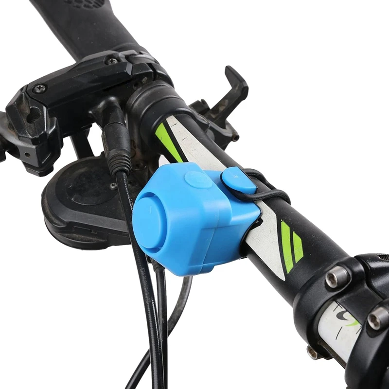 2X 130DB Bicycle Bell Warning Safety Bike Handlebar Ring Mini Electric Horn Handle Bar Alarm Blue &amp Red | Автомобили и