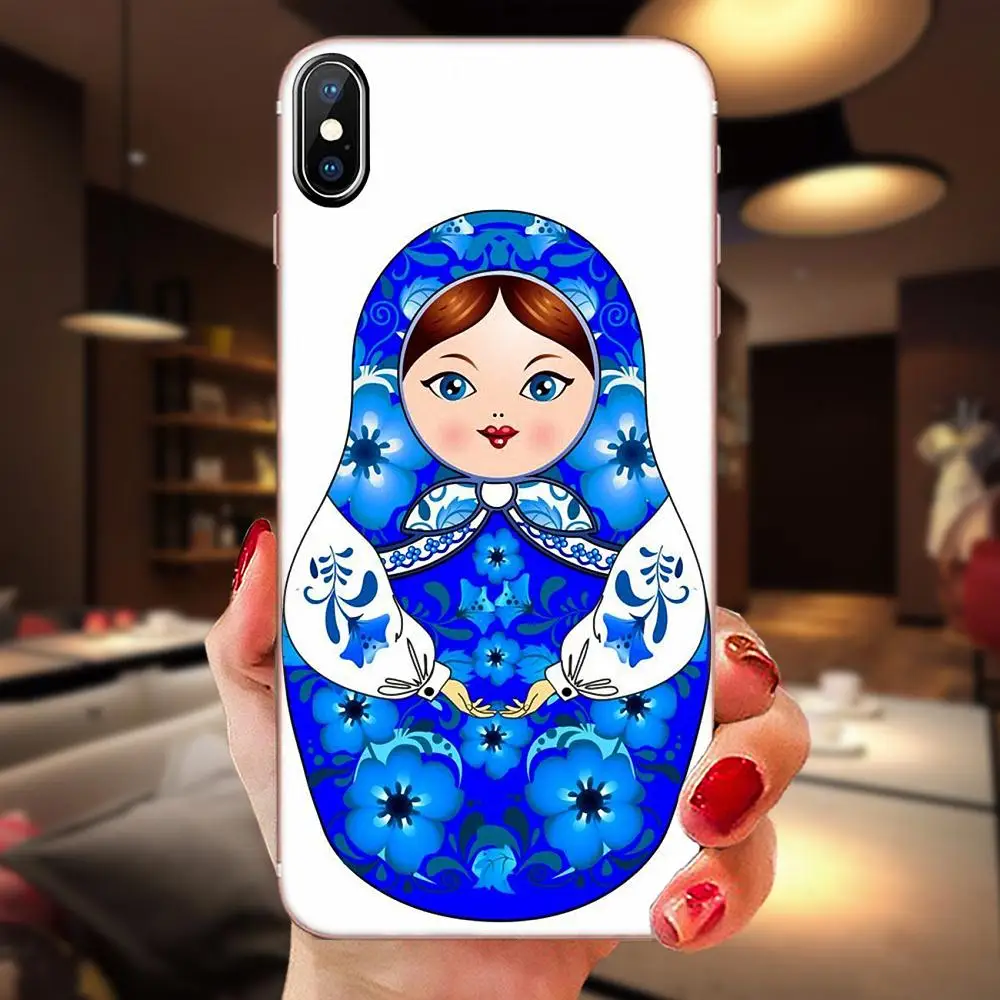 Русские куклы цветок для huawei Honor 4C 5A 5C 5X6 6A 6X7 7A 7C 7X8 8C 8S 9 10 10i 20 20i Lite Pro Чехол телефона
