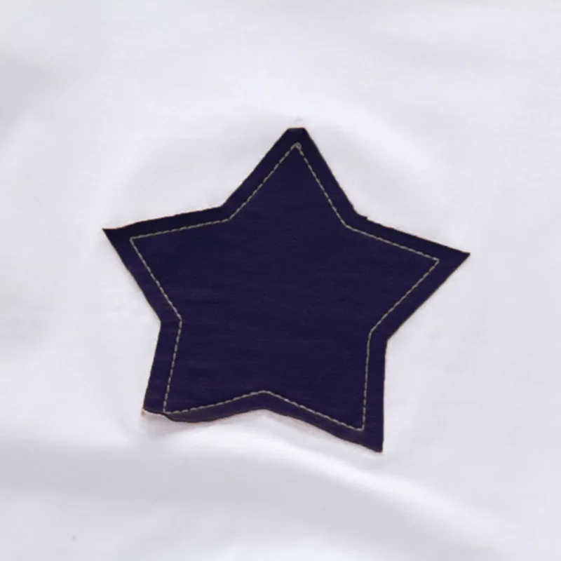 Summer Baby Boy Suit Short Sleeve Star Pattern Shirt + Solid Color Shorts Casual | Мать и ребенок