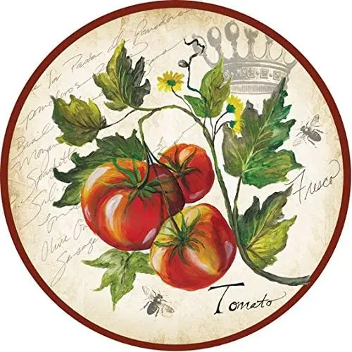 

Винтажная ферма, свежий томатный круглый металлический жестяной знак, ретро, домашняя кухня, ферма, бар, паб, Настенный декор