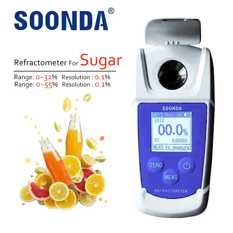 0 55% цифровой автоматический фотометрический тестер Брикса гидрометр для спирта