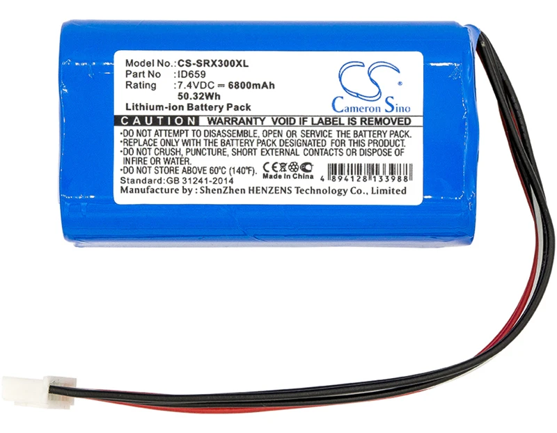 

Cameron Sino 6800mAh Battery for Sony SRS-X30, SRS-XB3, SRS-XB30 , ID659