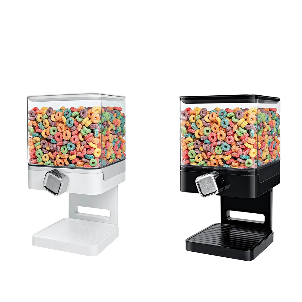 

3.7L Food Dispenser Food Container Oatmeal Snacks Candy Storage Tank Large Capacity Rice Storage Jar Kitchen Organizer