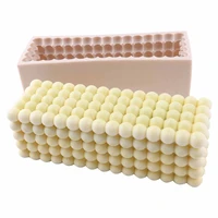 new big square cube candle mould soy wax candle mold handmade cake bakeware baking tools 3d bread pastry mold soap candles mold
