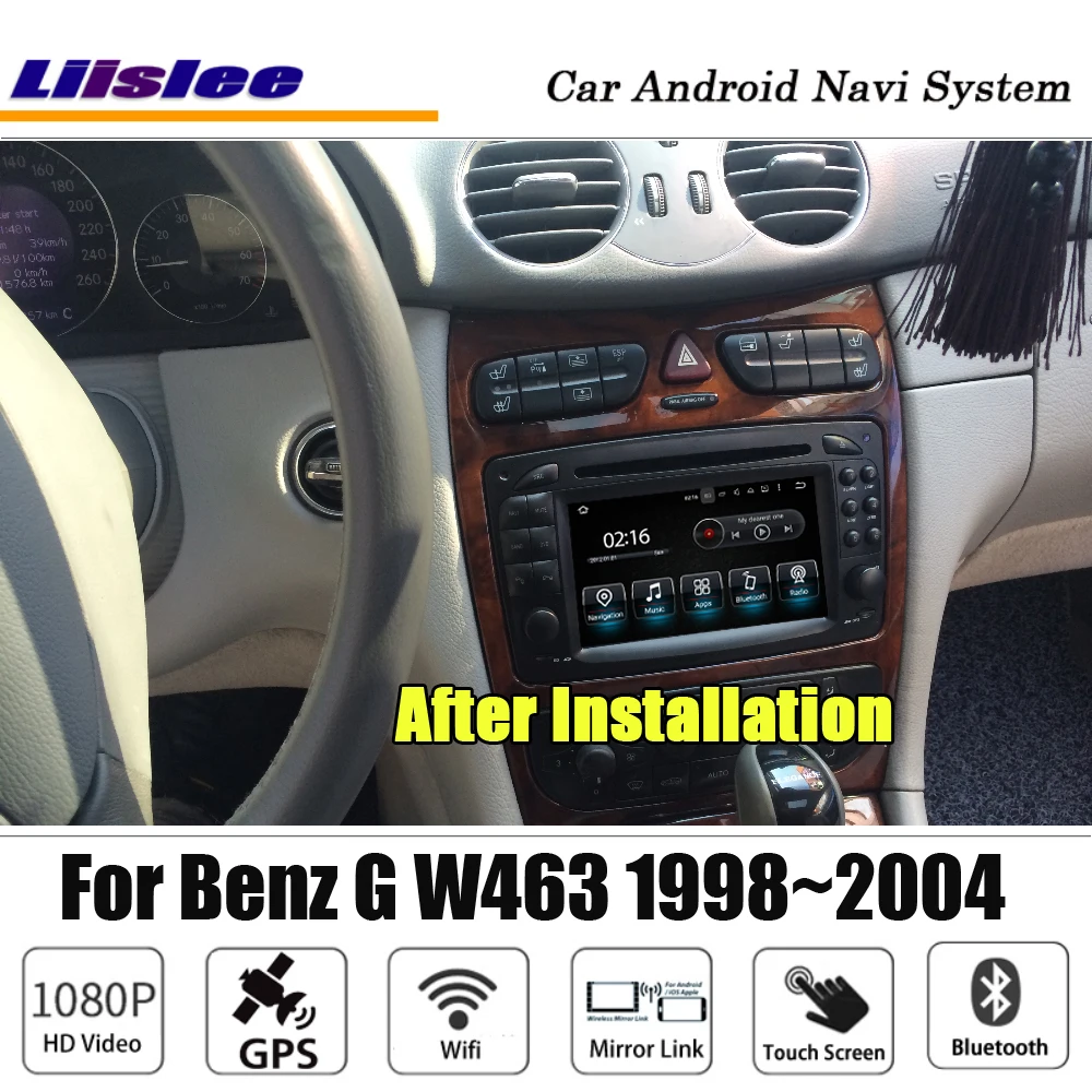 Android для Mercedes Benz G W463 1998 ~ 2004 стерео Carplay HD экран CD DVD карта GPS навигация