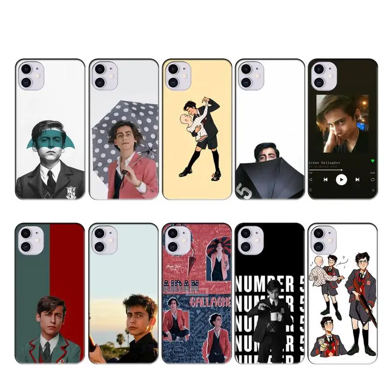 

Aidan Gallagher Umbrella Fundas Coque Case for IPhone 12 11 Pro Max X XS XR 7 8 6s Plus SE 2020 Cover Accessories
